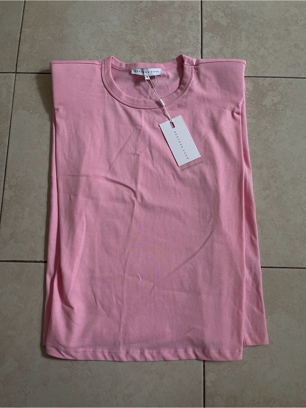 Brand new Endless Rose Women's Pink Tank Shirt